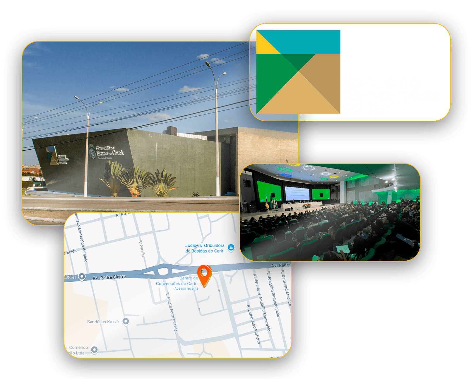 Ilustração do Centro de Convenções do Cariri